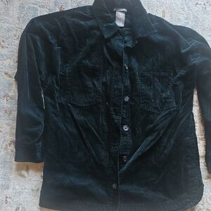 Matty M Men's Dark Corduroy Shirt